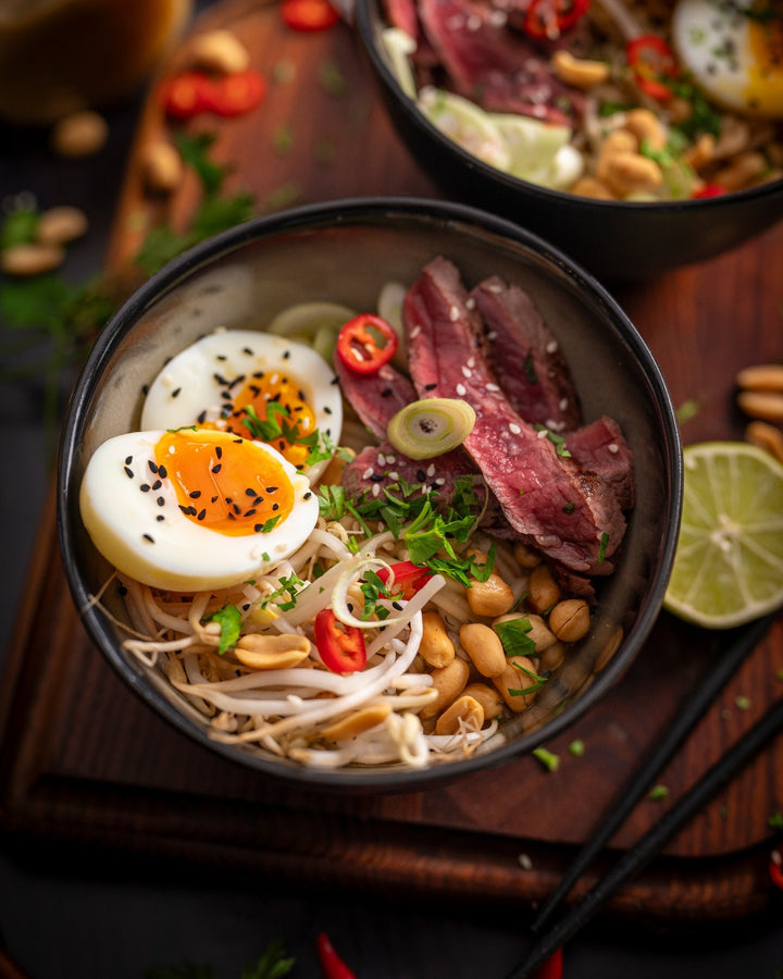 Wagyu Ramen Suppe, Wagyu Hüftsteak