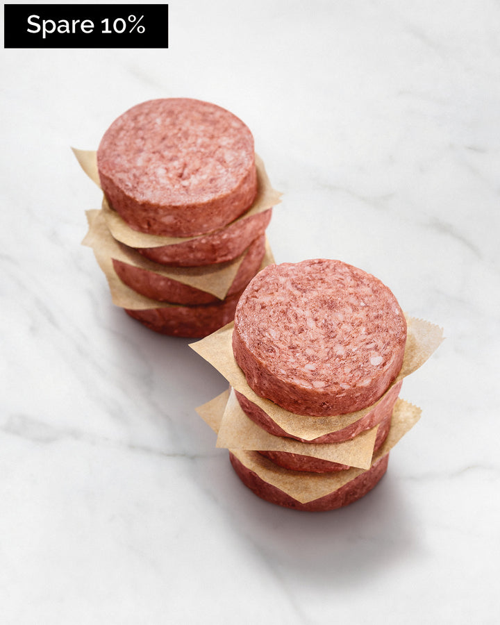 Wagyu Sauerland Mini Burger, Mini Patty, gestapelt, Mini Wagyu Beef Patties grillen, Wagyu Burger Bites, Wagyu Beef Mini Burger Grill Packs